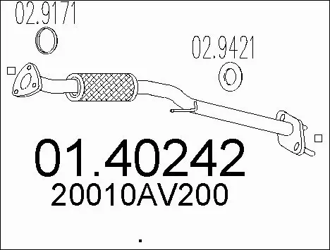 Exhaust Pipe (01.40242)