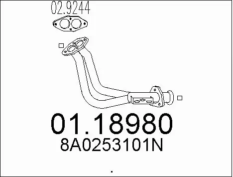 Exhaust Pipe (01.18980)