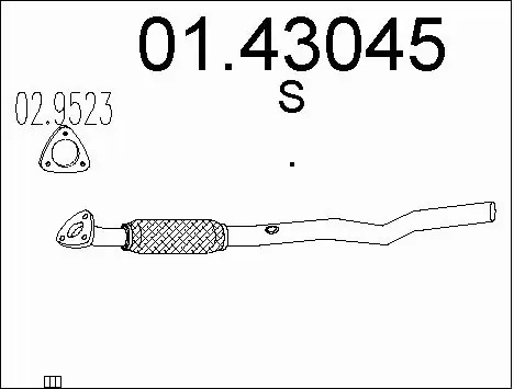 Exhaust Pipe (01.43045)