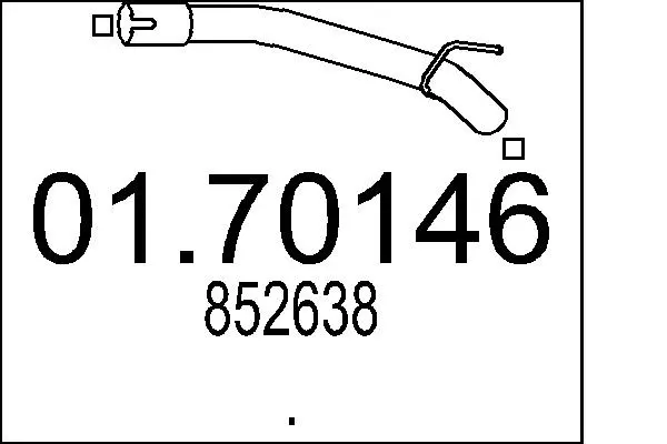 Exhaust Pipe (01.70146)