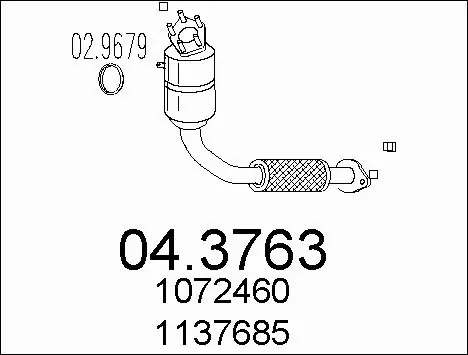 Catalytic Converter (04.3763)