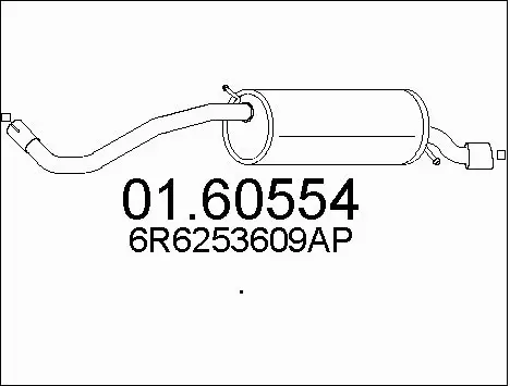 Rear Muffler (01.60554)