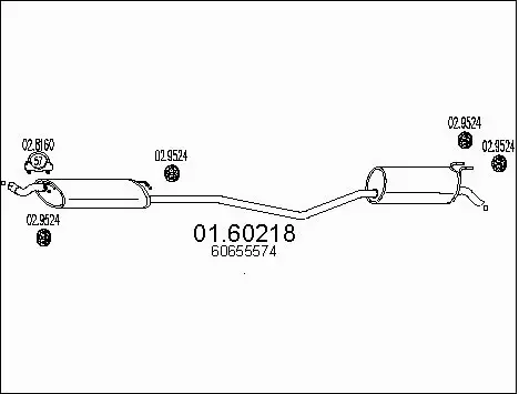 Rear Muffler (01.60218)