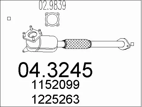 Catalytic Converter (04.3245)
