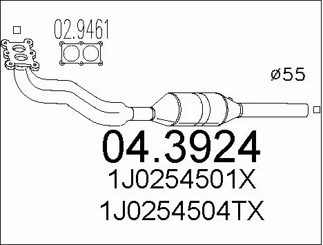 Catalytic Converter (04.3924)