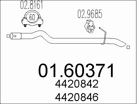 Rear Muffler (01.60371)