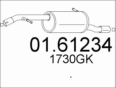 Rear Muffler (01.61234)
