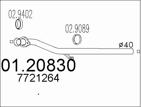 Exhaust Pipe (01.20830)