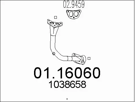 Exhaust Pipe (01.16060)