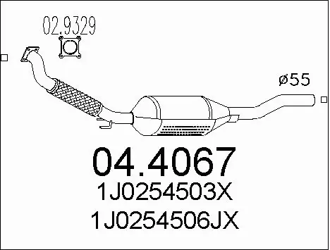 Catalytic Converter (04.4067)