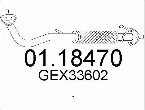 Exhaust Pipe (01.18470)