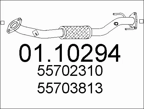 Exhaust Pipe (01.10294)