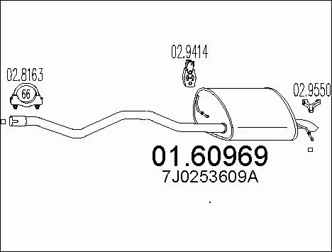 Rear Muffler (01.60969)