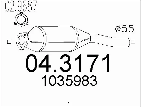Catalytic Converter (04.3171)