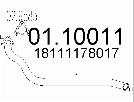 Exhaust Pipe (01.10011)