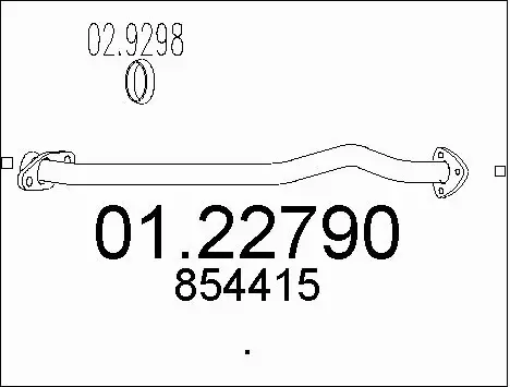 Exhaust Pipe (01.22790)