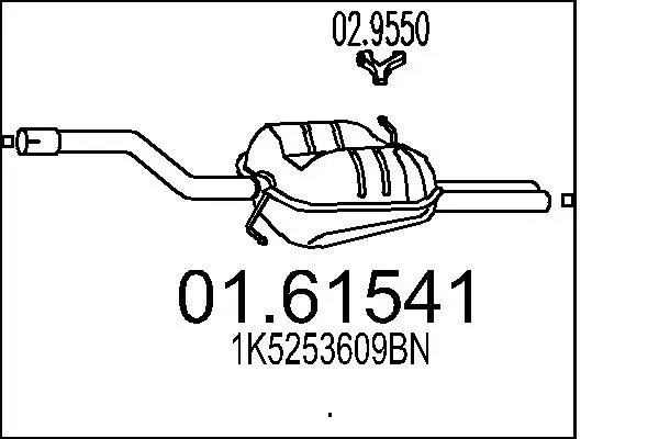 Rear Muffler (01.61541)
