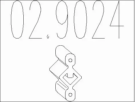 Rubber Buffer, muffler (02.9024)