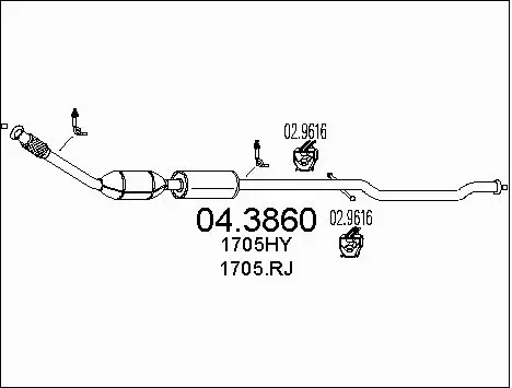 Catalytic Converter (04.3860)