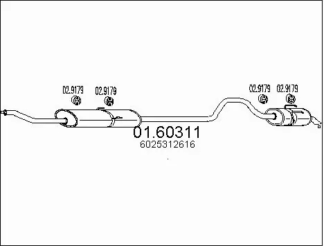 Rear Muffler (01.60311)
