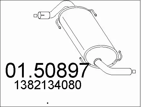 Centre Muffler (01.50897)