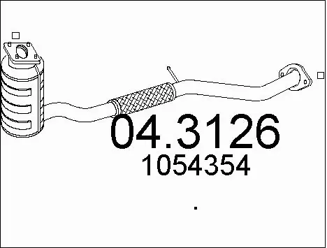 Catalytic Converter (04.3126)