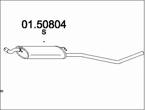 Centre Muffler (01.50804)