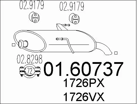Rear Muffler (01.60737)