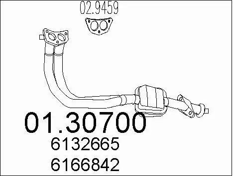 Front Muffler (01.30700)