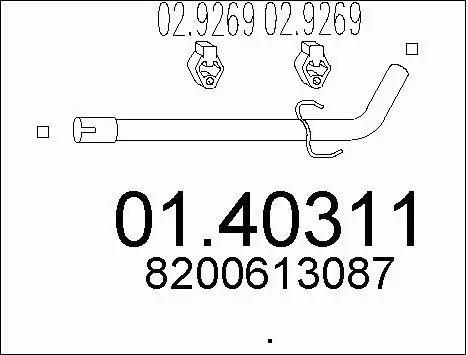 Exhaust Pipe (01.40311)