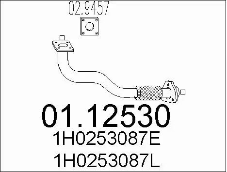 Exhaust Pipe (01.12530)