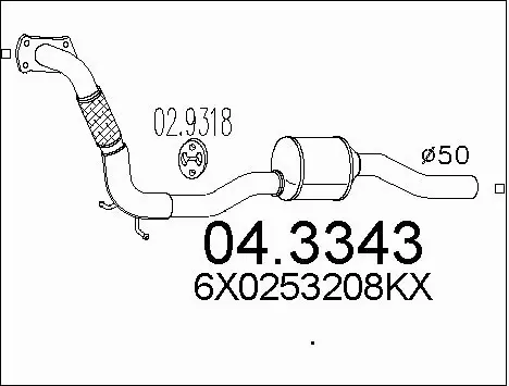 Catalytic Converter (04.3343)