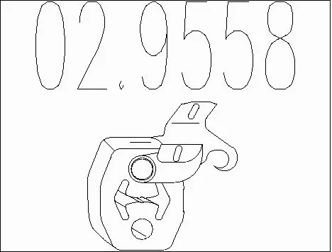 Rubber Buffer, muffler (02.9558)