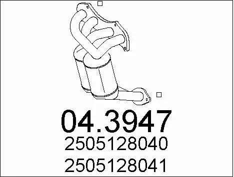 Catalytic Converter (04.3947)