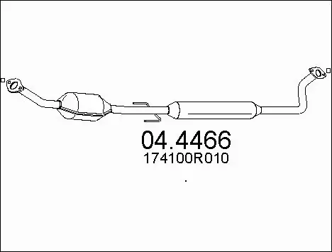 Catalytic Converter (04.4466)
