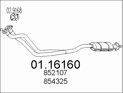 Exhaust Pipe (01.16160)