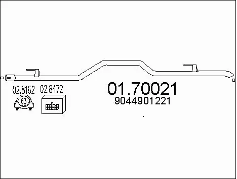 Exhaust Pipe (01.70021)
