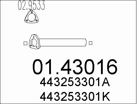 Exhaust Pipe (01.43016)