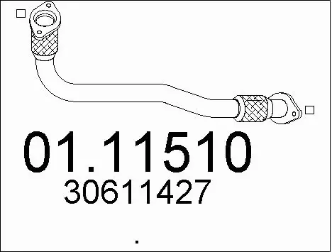 Exhaust Pipe (01.11510)