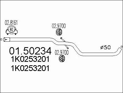 Centre Muffler (01.50234)
