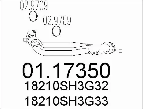 Exhaust Pipe (01.17350)