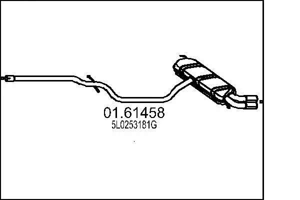 Rear Muffler (01.61458)