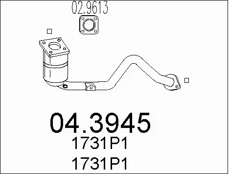 Catalytic Converter (04.3945)
