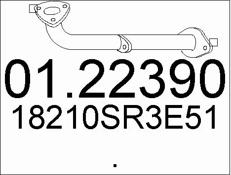 Exhaust Pipe (01.22390)