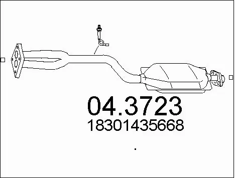 Catalytic Converter (04.3723)