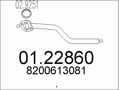 Exhaust Pipe (01.22860)