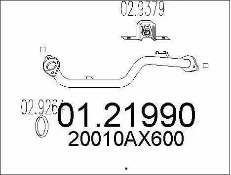 Exhaust Pipe (01.21990)