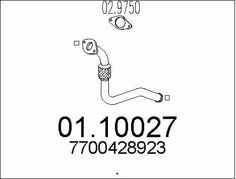 Exhaust Pipe (01.10027)