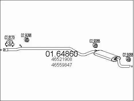 Rear Muffler (01.64860)