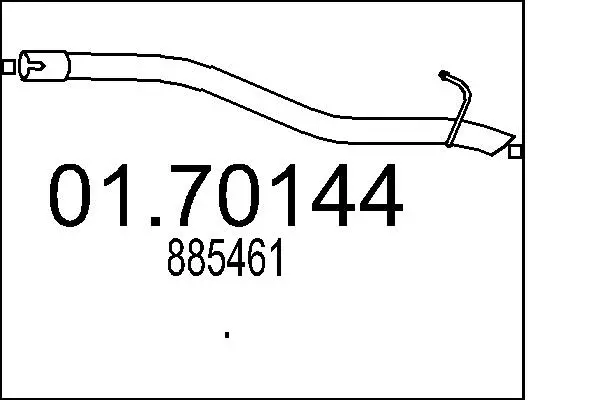 Exhaust Pipe (01.70144)